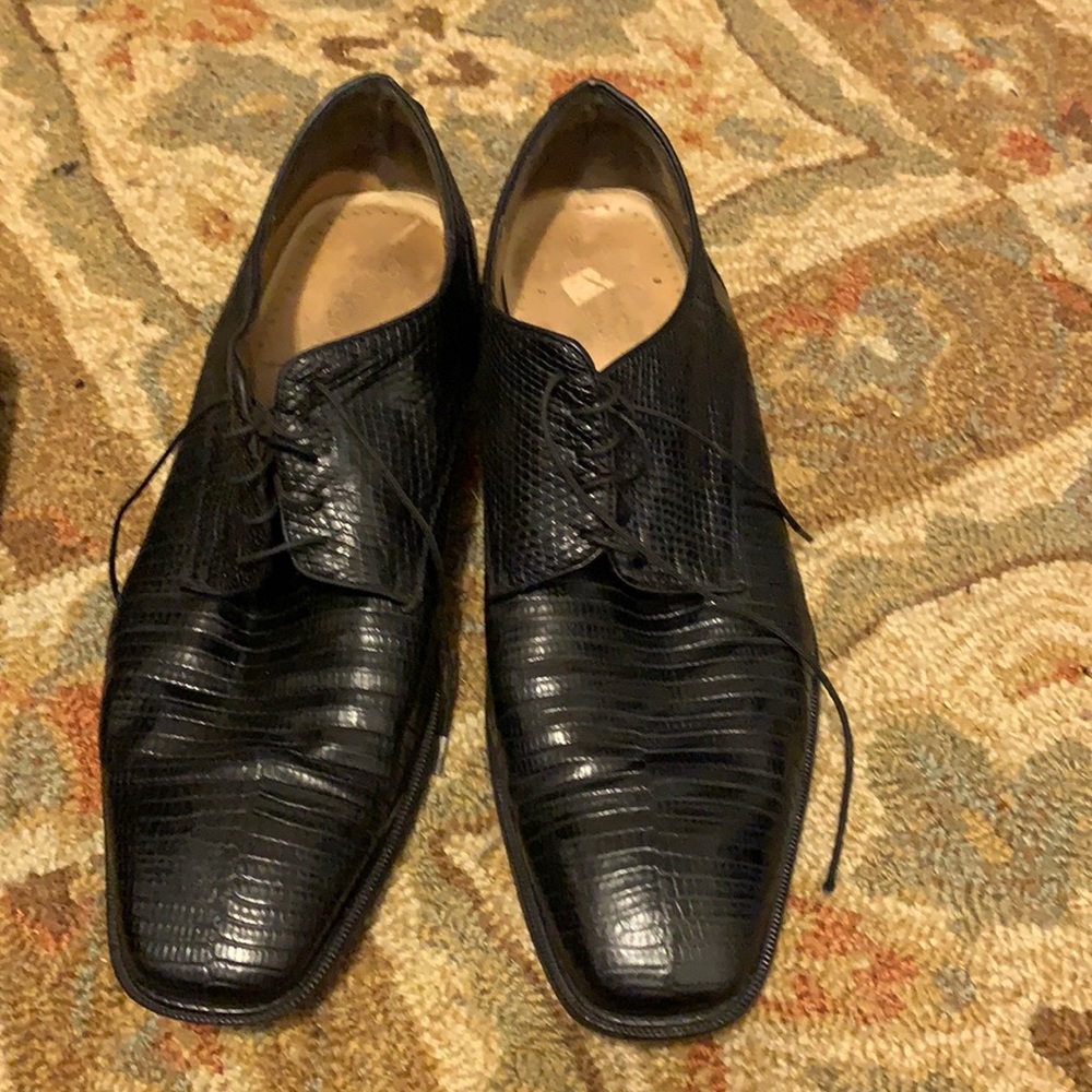 Men’s size 12 Belvedere genuine lizard shoe